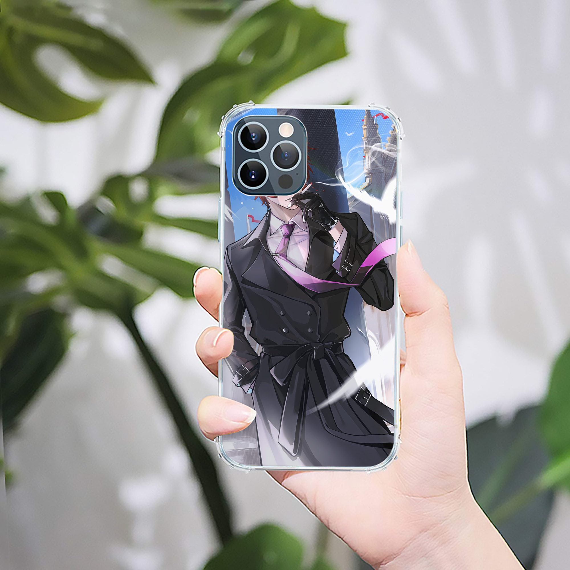 （画像用） 文豪ストレイドッグス Bungo Stray Dogs 【iPhone 12シリーズ対応】透明スマホケース（クリアソフトケース）
